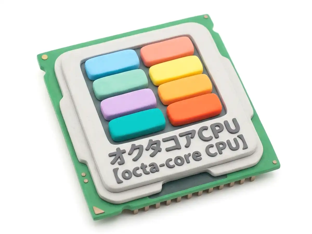 8コアCPUのイメージ画像