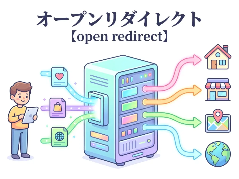 オープンリダイレクトのイメージ画像
