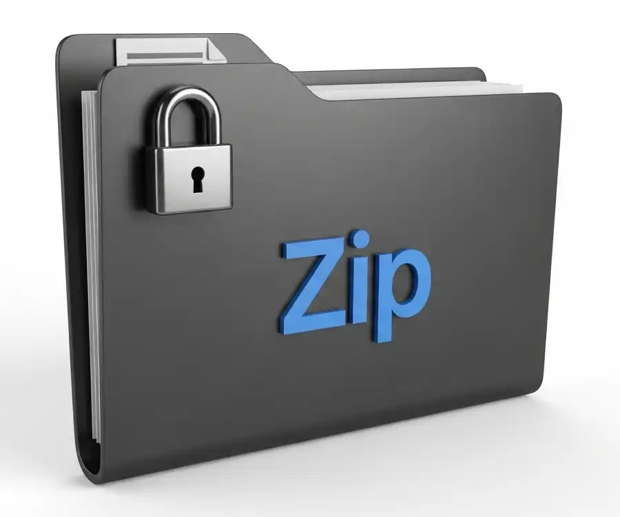 パスワード付きZipファイルのイメージ画像
