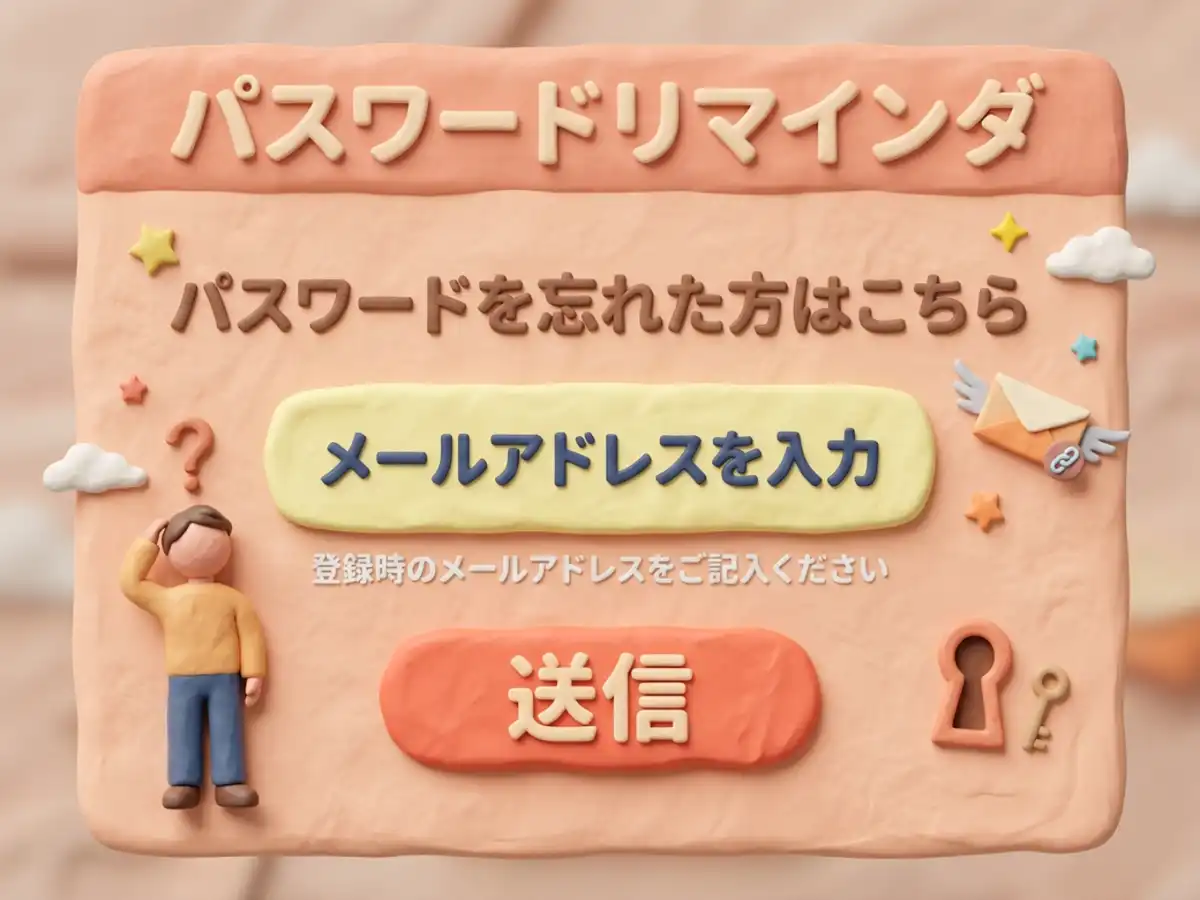 パスワードリマインダのイメージ画像