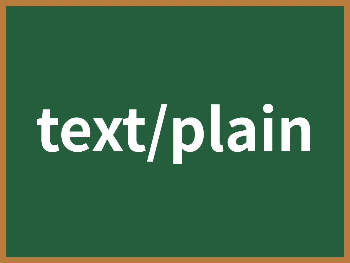 text/plainのイメージ画像