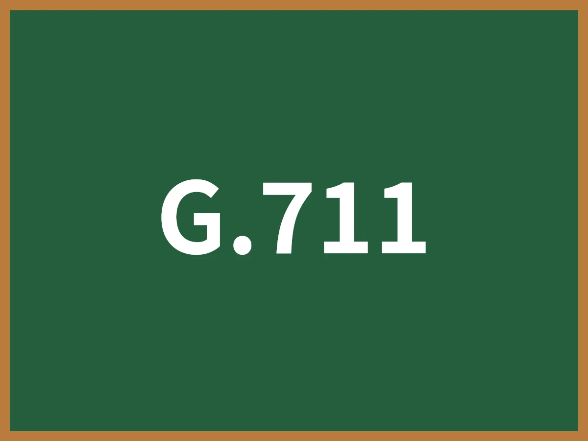 G.711のイメージ画像