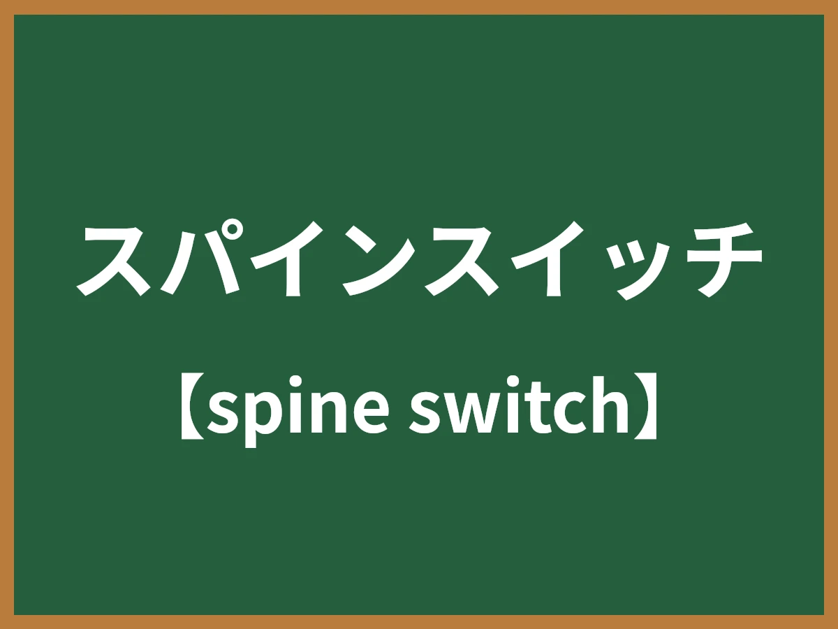 スパインスイッチのイメージ画像