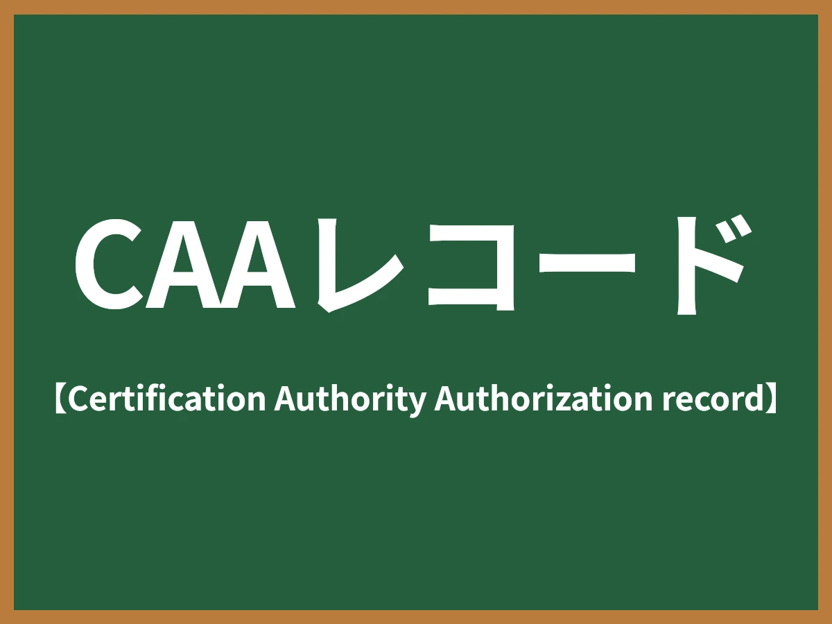 CAAレコードのイメージ画像