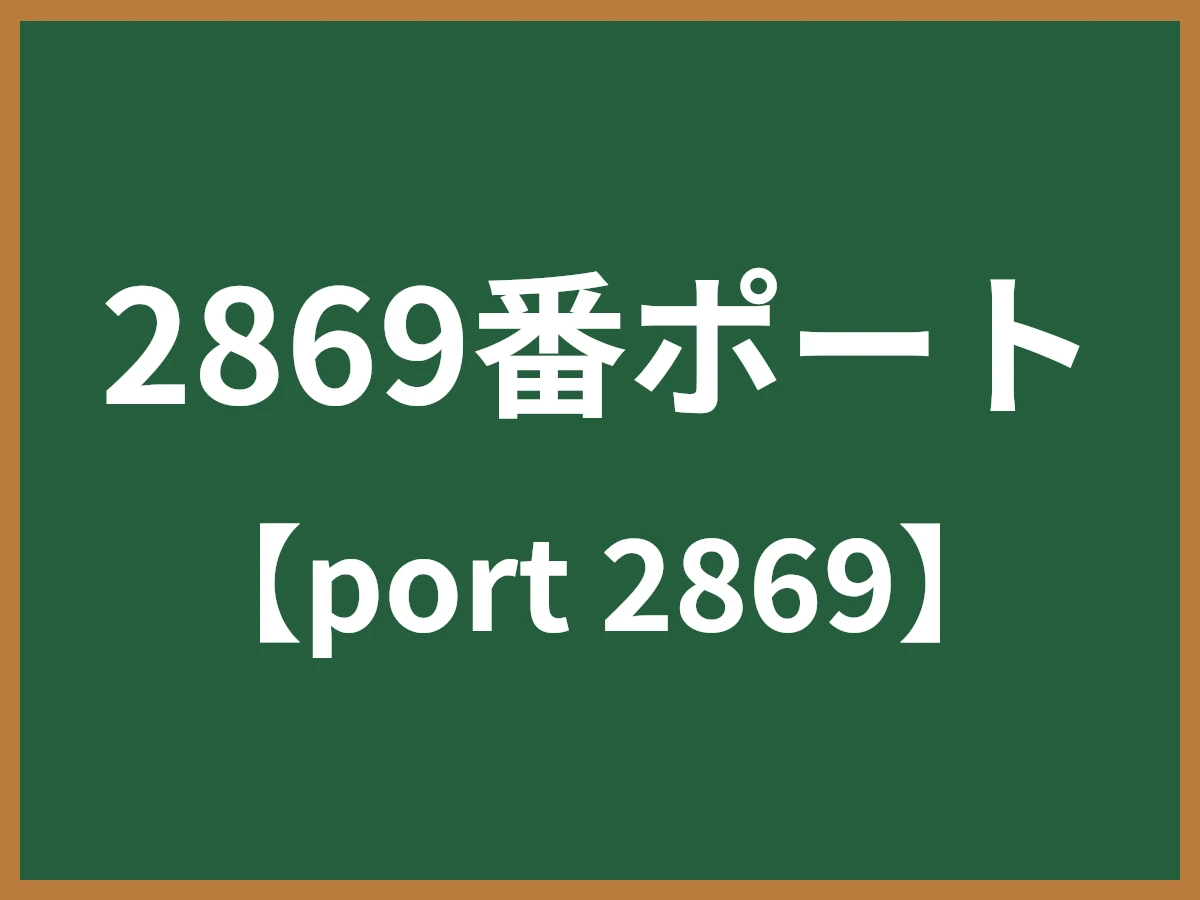 2869番ポートのイメージ画像