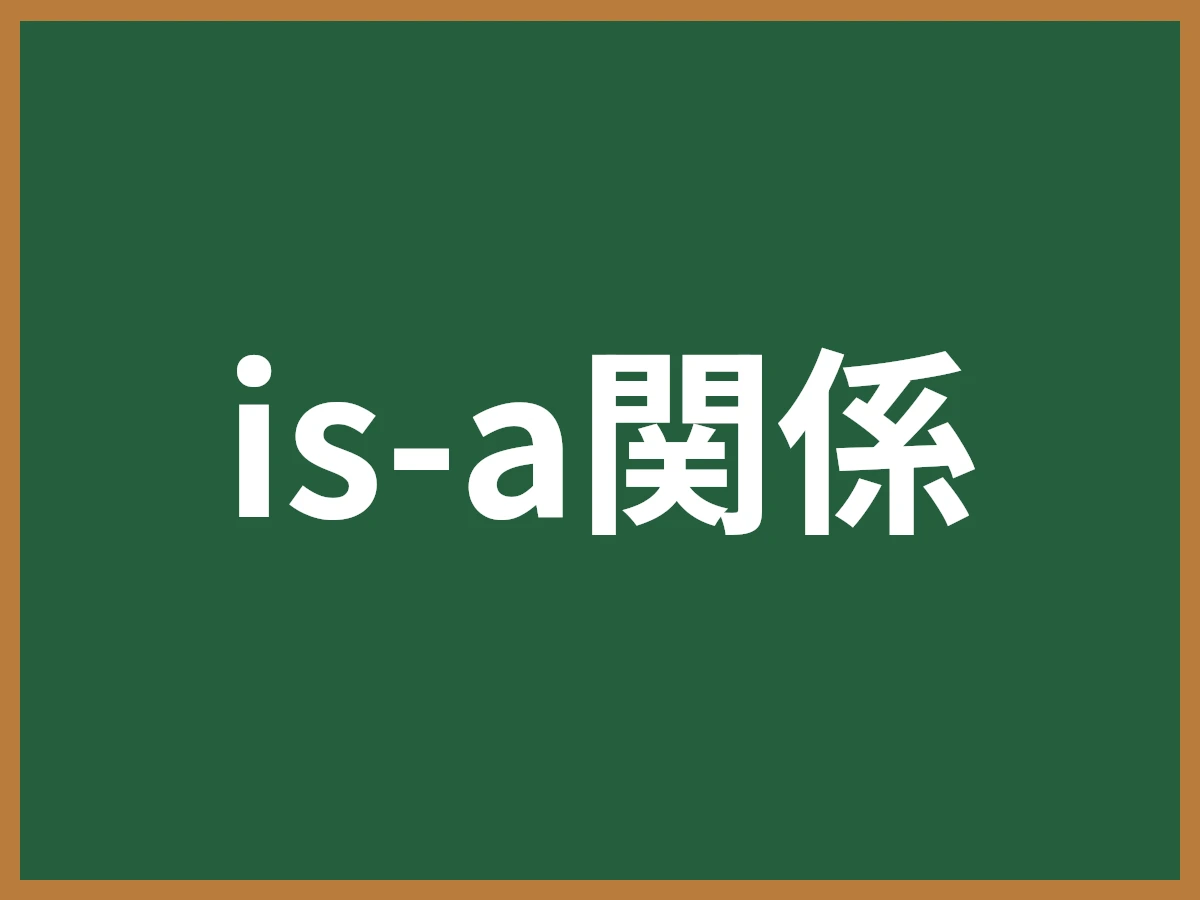 is-a関係のイメージ画像