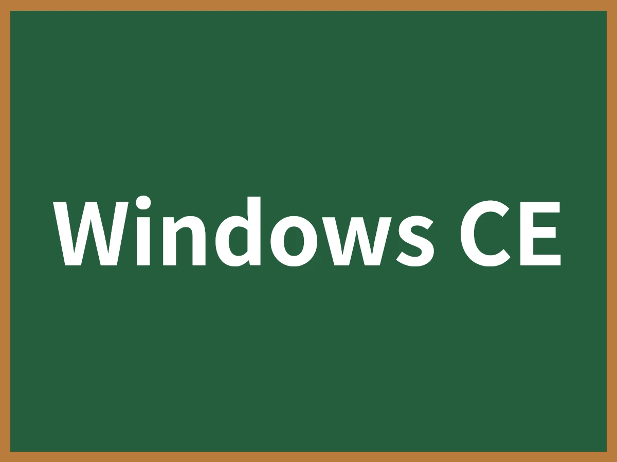 Windows CEのイメージ画像
