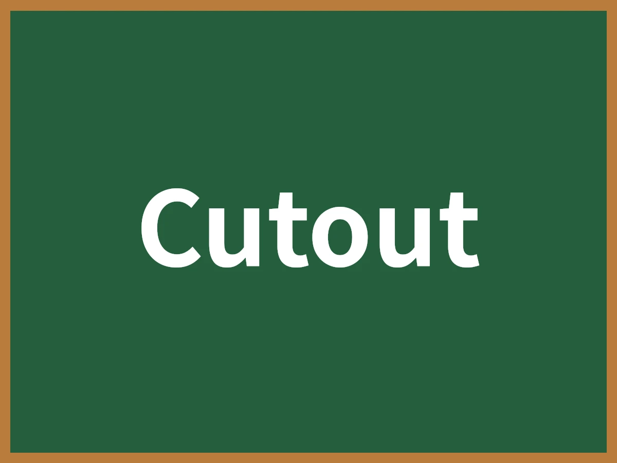 Cutoutのイメージ画像