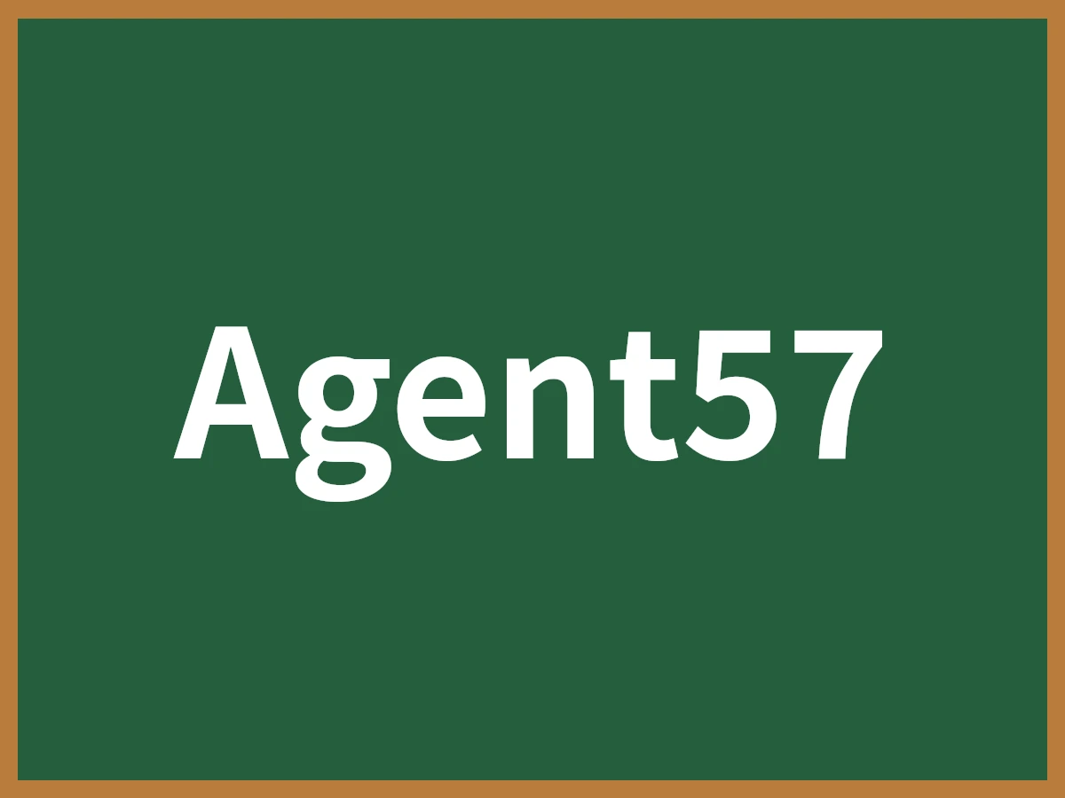 Agent57のイメージ画像