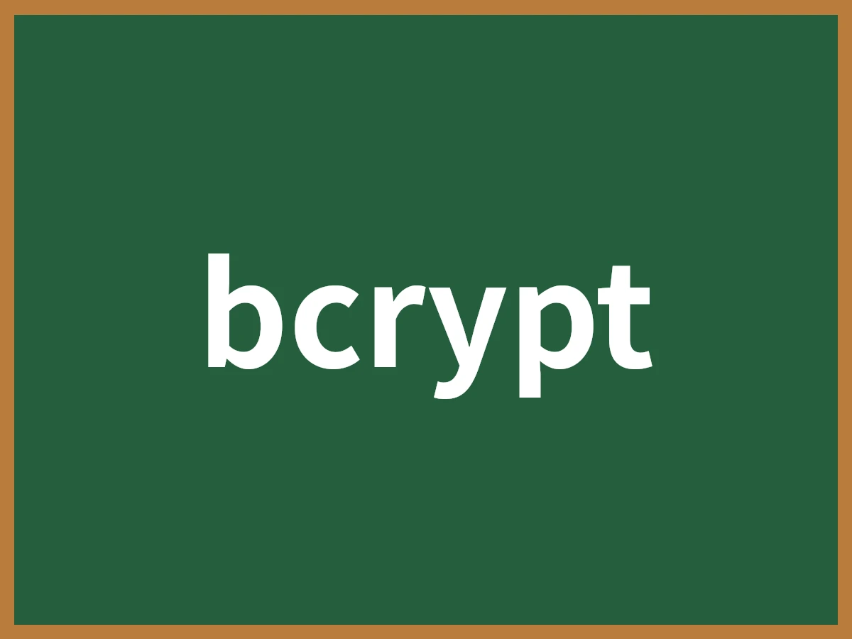 bcryptのイメージ画像