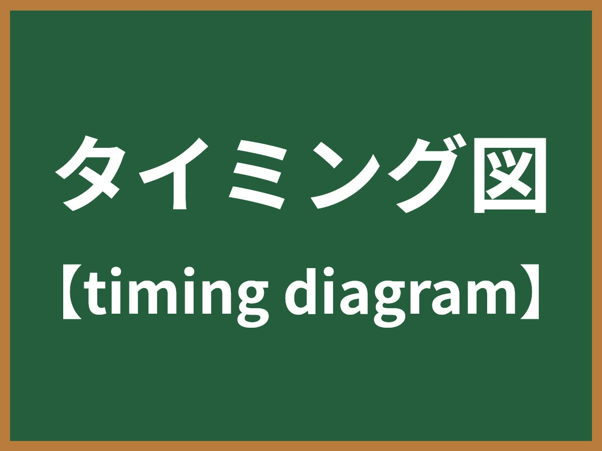 タイミング図のイメージ画像