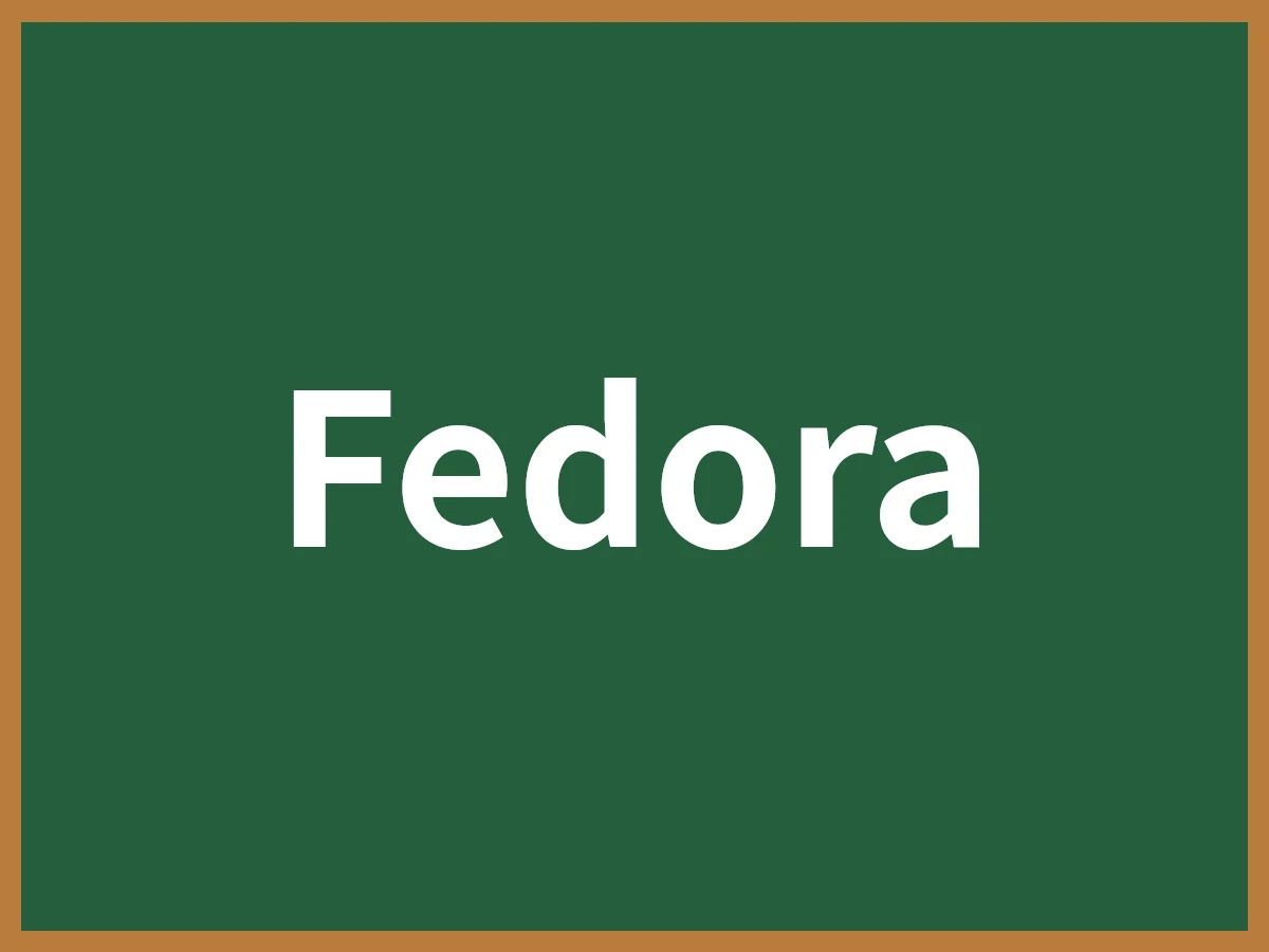 Fedoraのイメージ画像