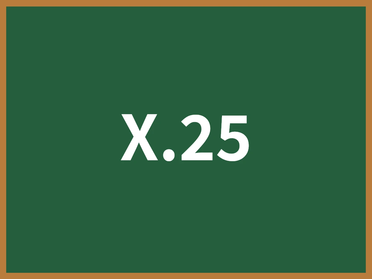 X.25のイメージ画像