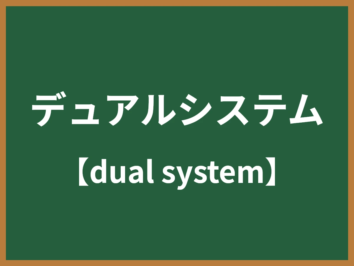 デュアルシステムのイメージ画像