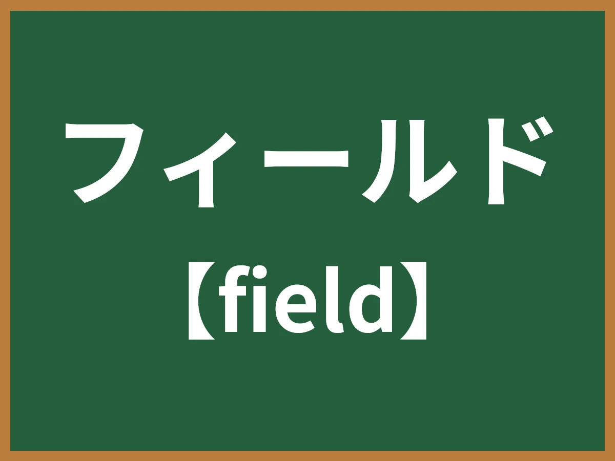 フィールドのイメージ画像