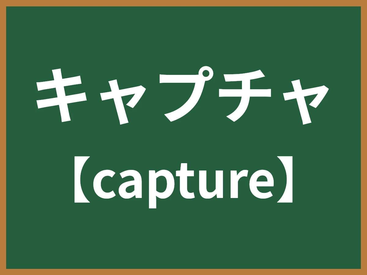 キャプチャのイメージ画像