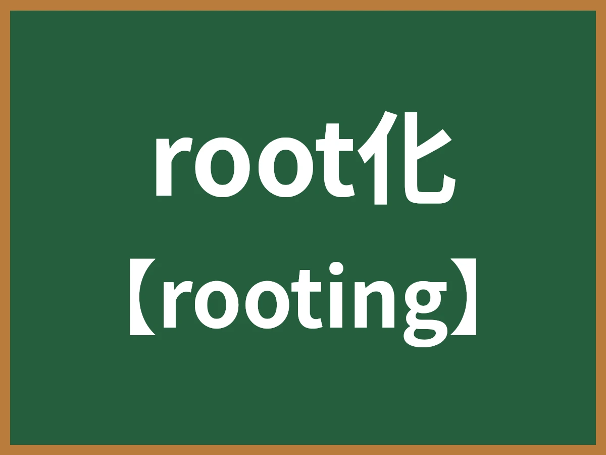 root化のイメージ画像