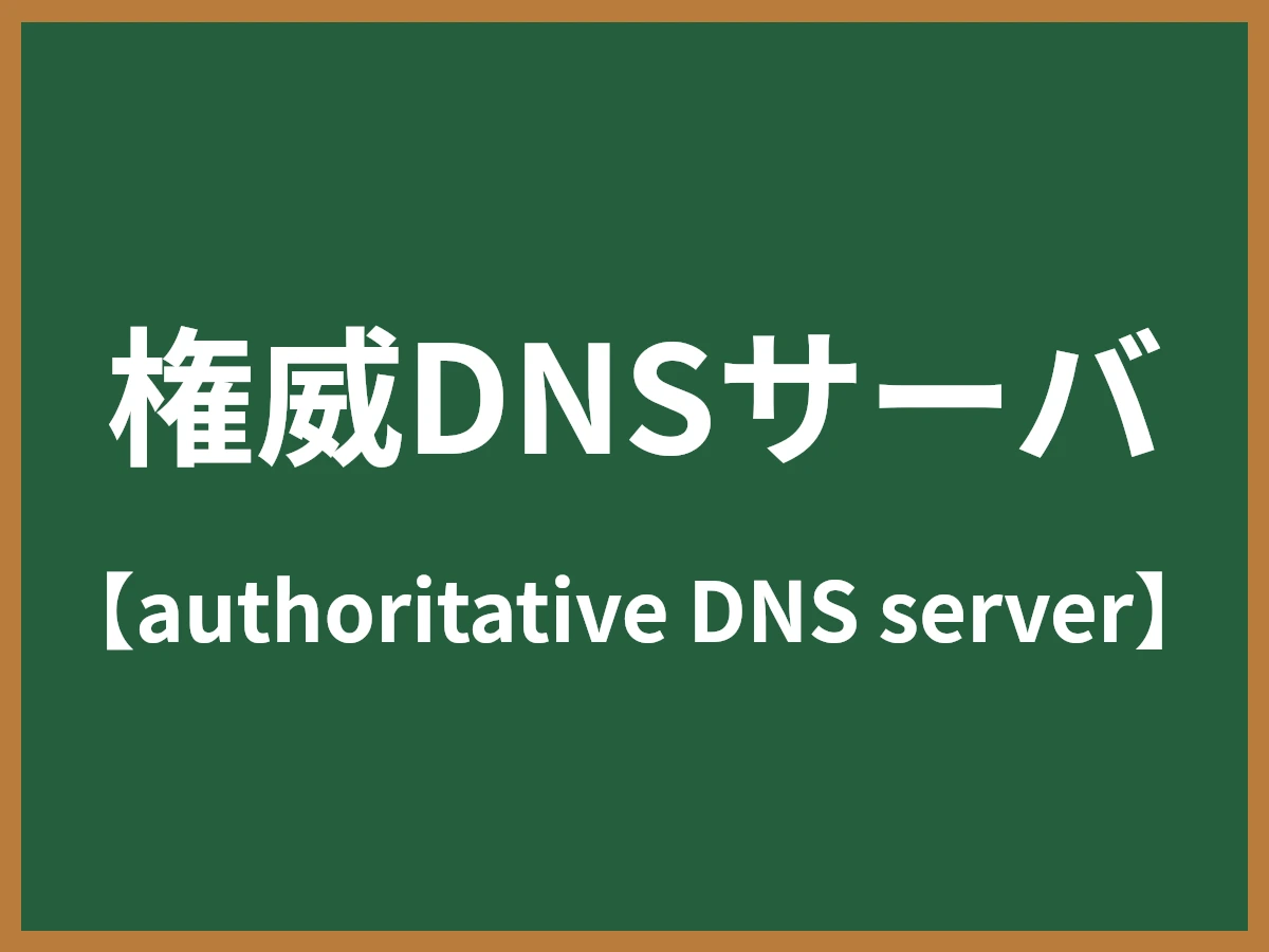 権威DNSサーバのイメージ画像