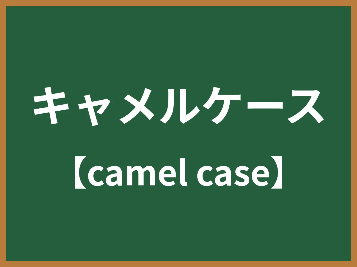 キャメルケースのイメージ画像