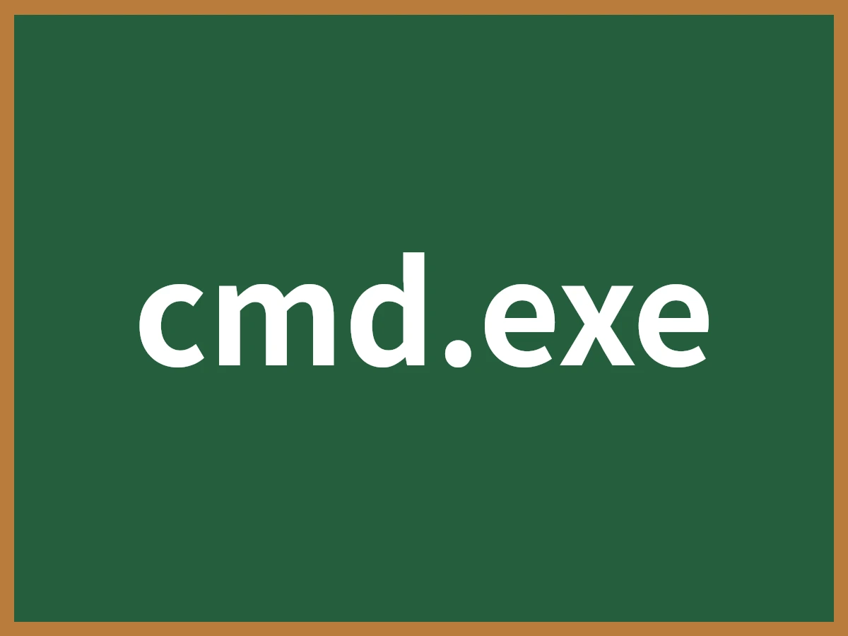 cmd.exeのイメージ画像