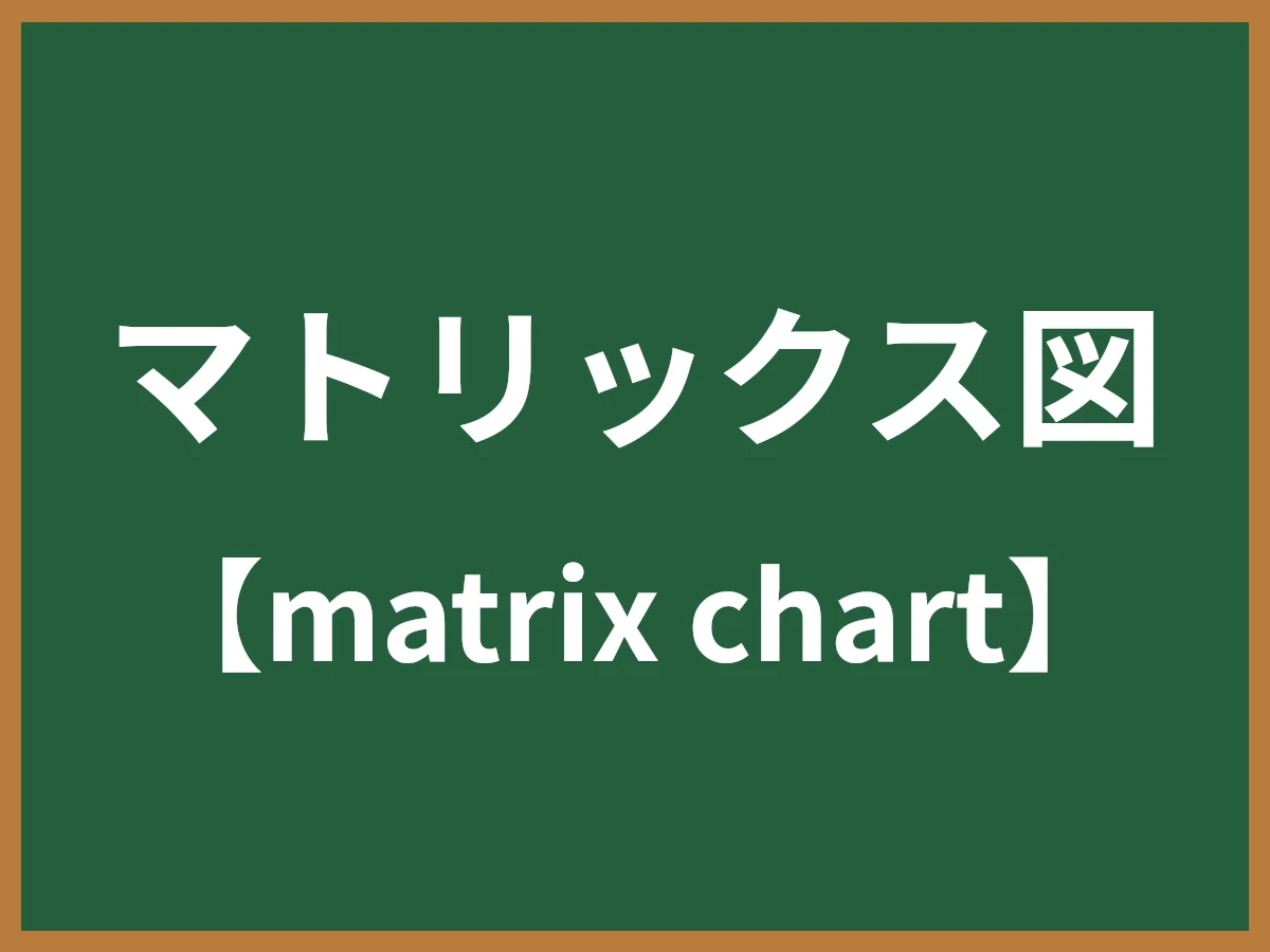 マトリックス図のイメージ画像