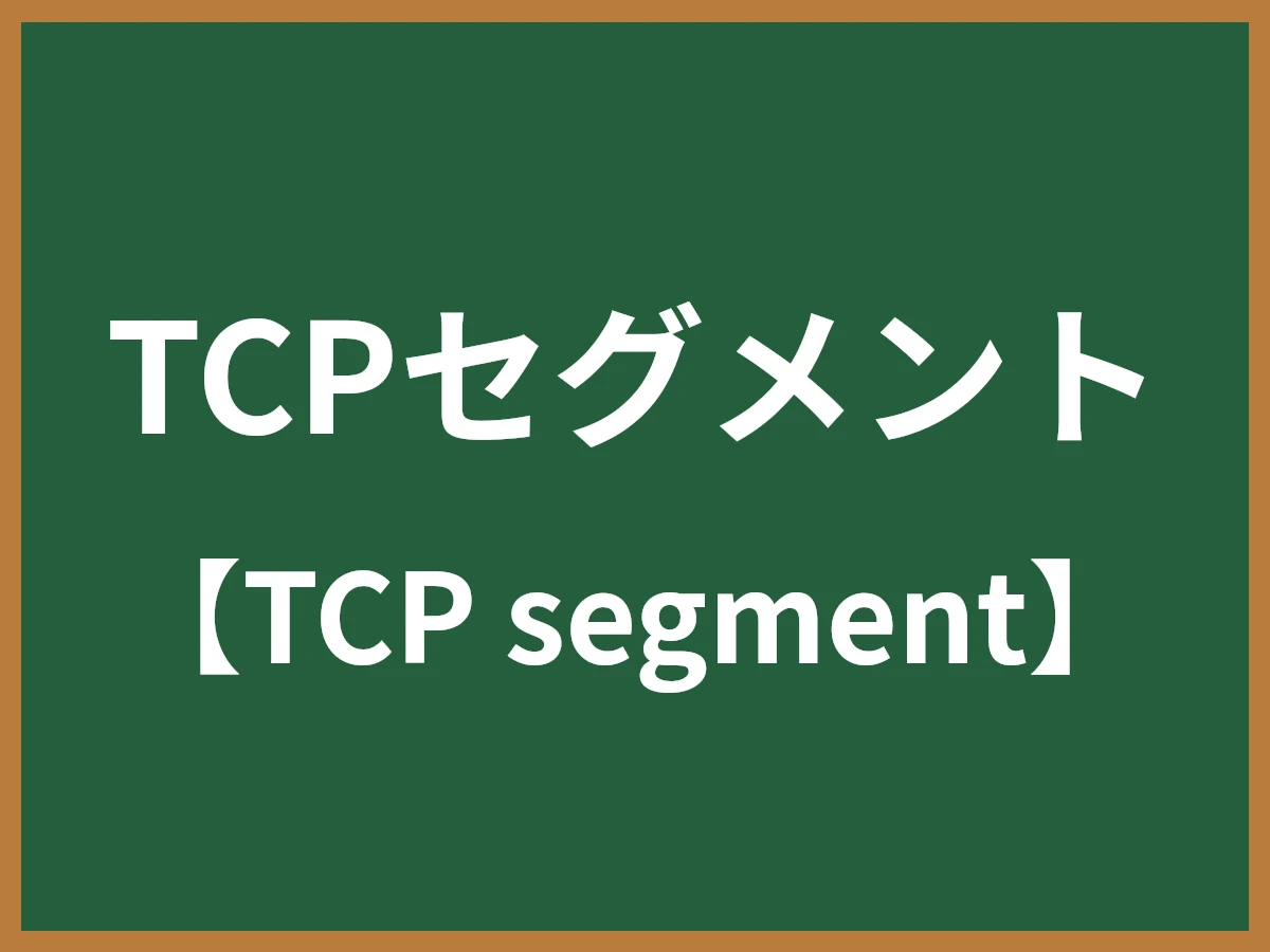 TCPセグメント（TCPパケット）とは - IT用語辞典 e-Words