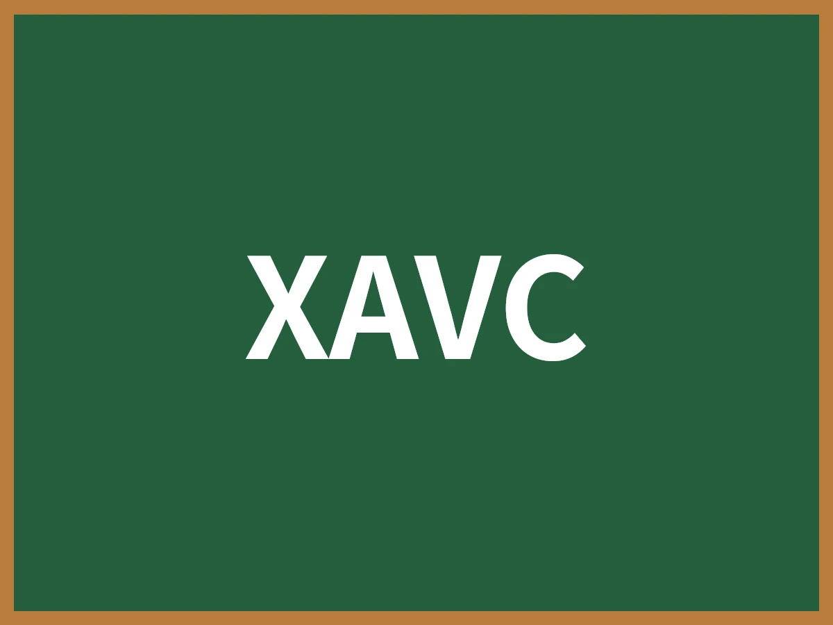 XAVCのイメージ画像