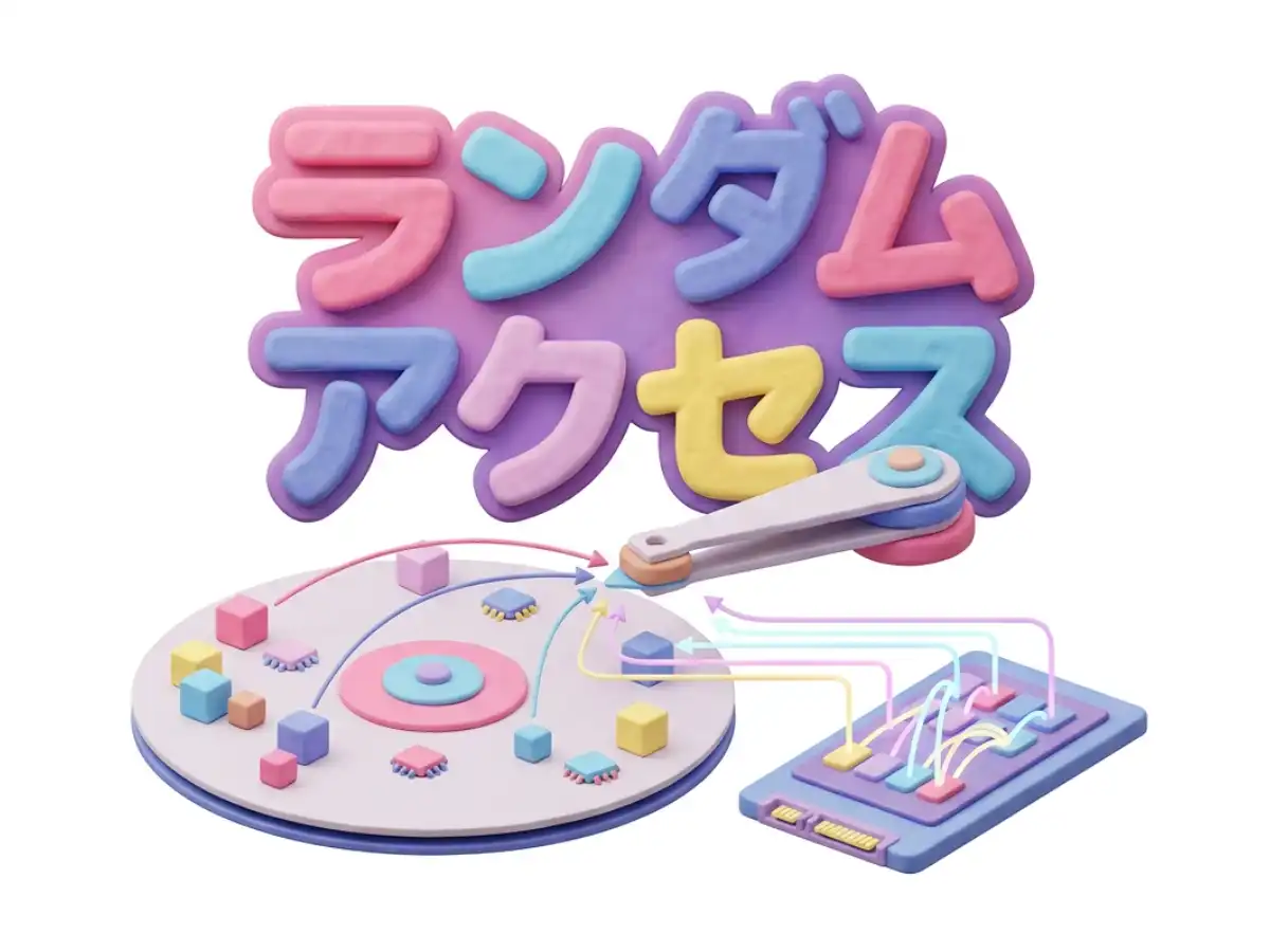 ランダムアクセスのイメージ画像