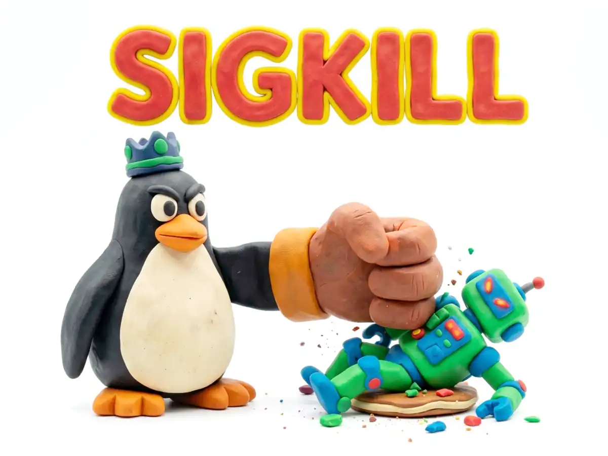 SIGKILLシグナルのイメージ画像