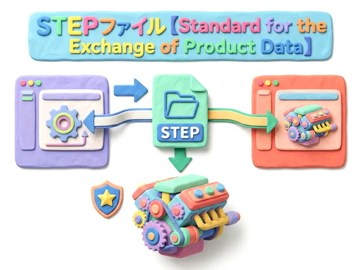STEPファイルのイメージ画像