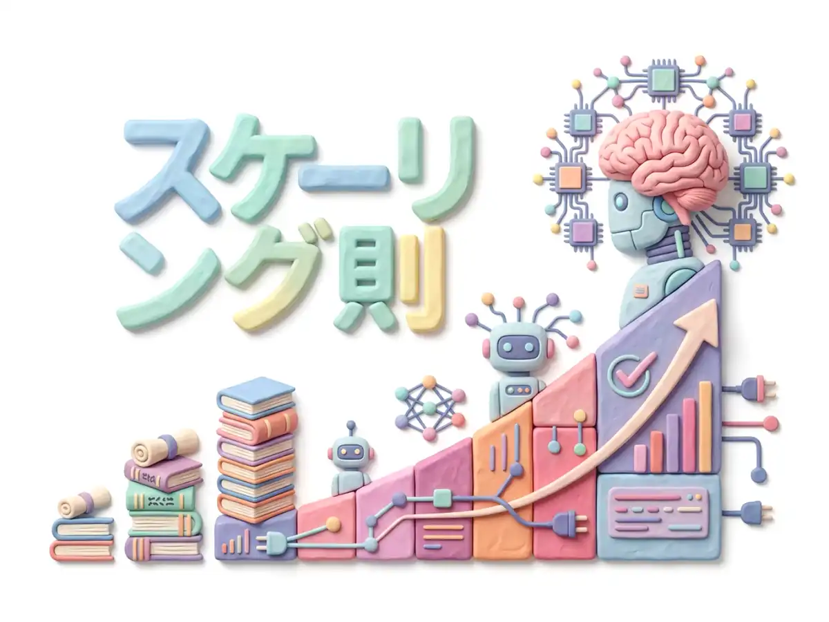 スケーリング則のイメージ画像