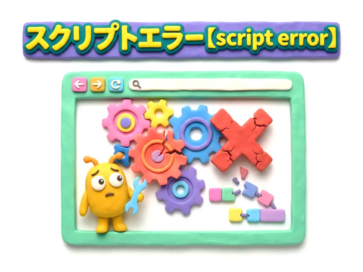 スクリプトエラーのイメージ画像