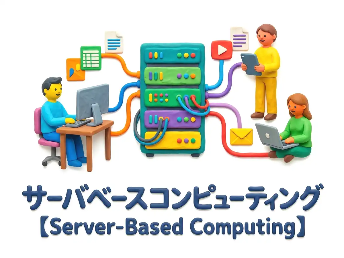 サーバベースコンピューティングのイメージ画像