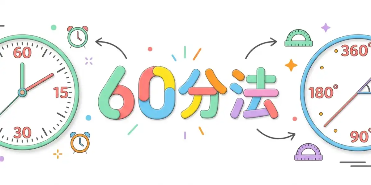 60分法のイメージ画像