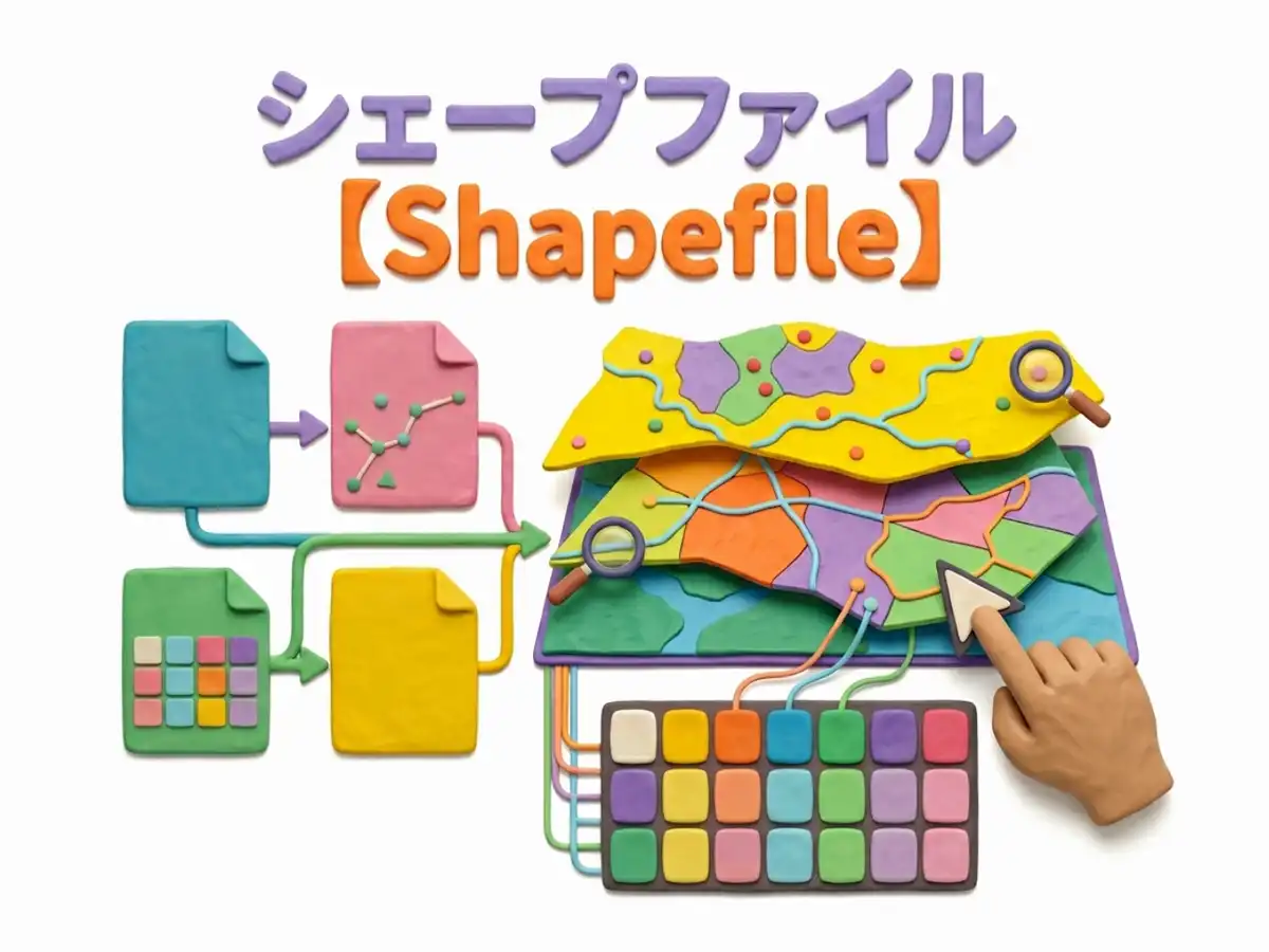 シェープファイルのイメージ画像