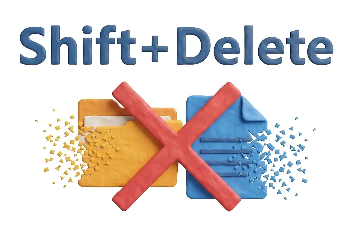Shift+Deleteのイメージ画像