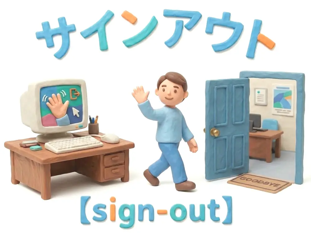 サインアウトのイメージ画像