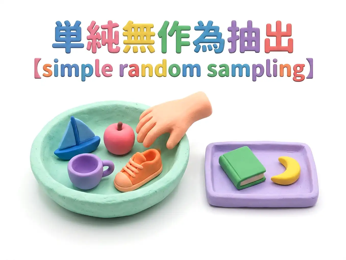 単純無作為抽出のイメージ画像