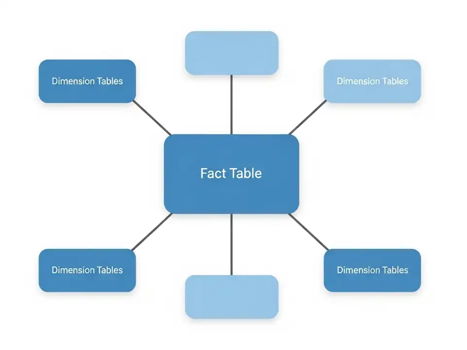 スタースキーマのイメージ画像