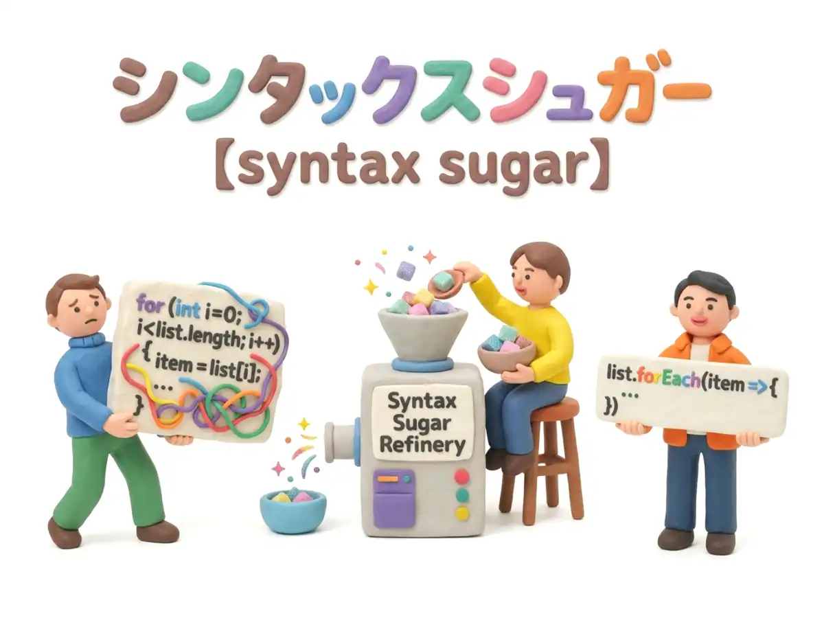 シンタックスシュガーのイメージ画像