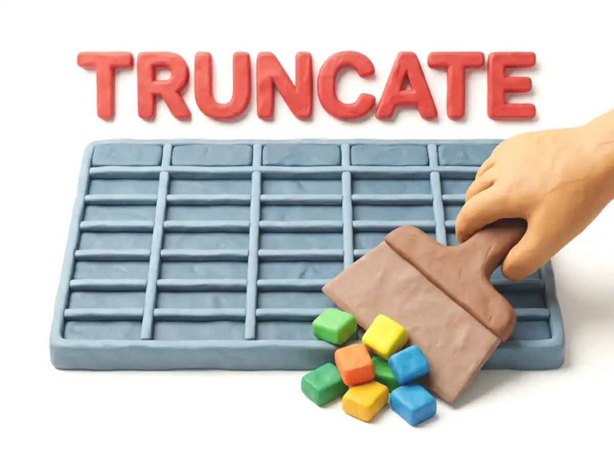 TRUNCATE文のイメージ画像