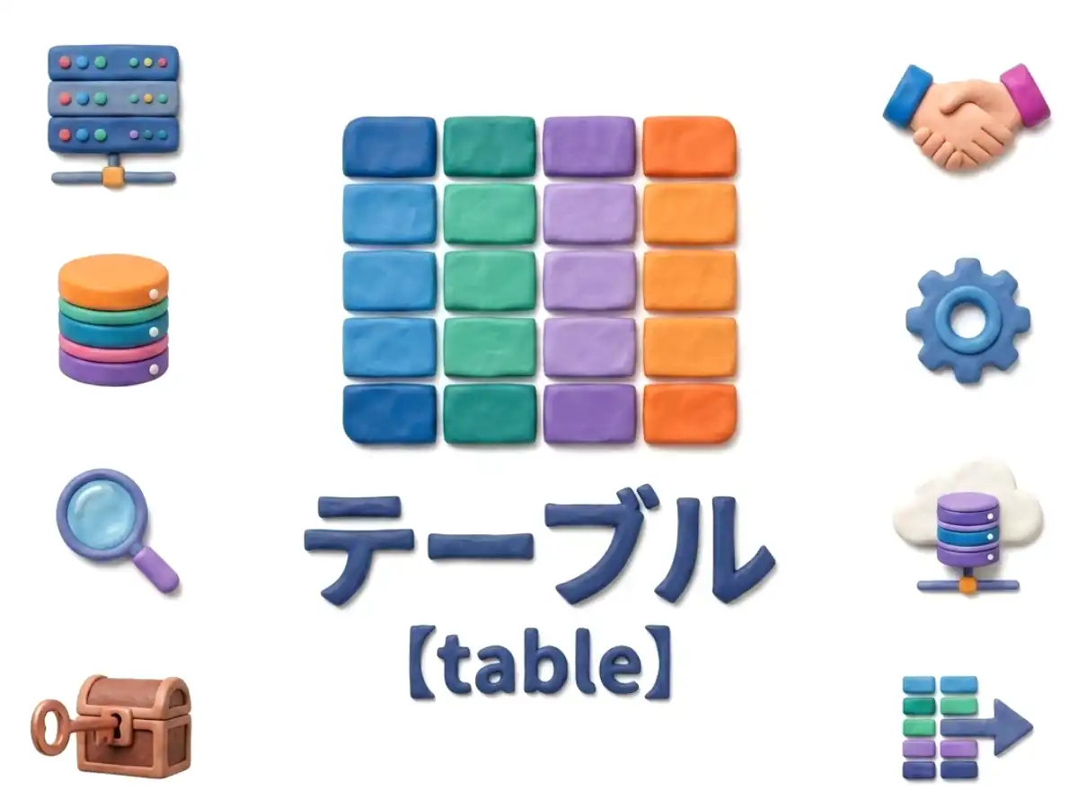 テーブルのイメージ画像