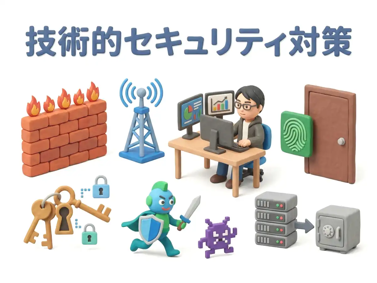 技術的セキュリティ対策のイメージ画像