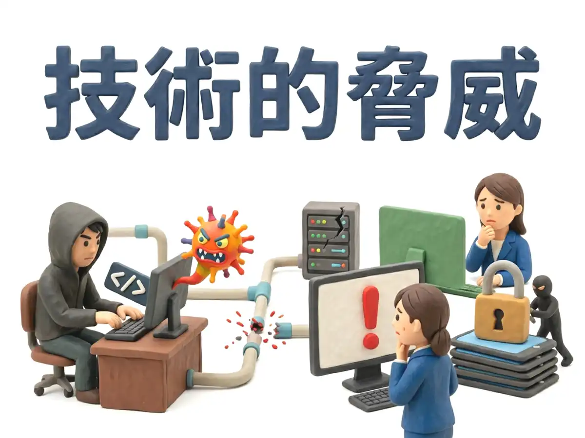 技術的脅威のイメージ画像