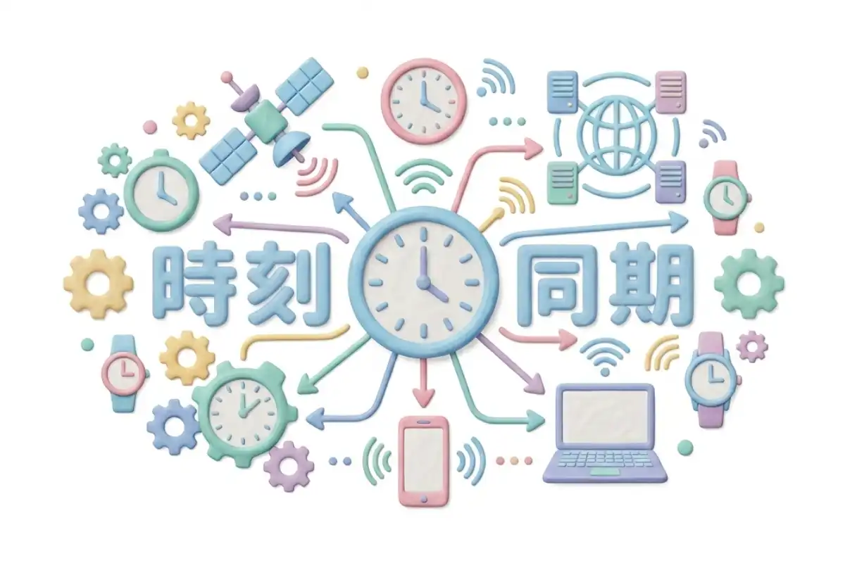 時刻同期のイメージ画像