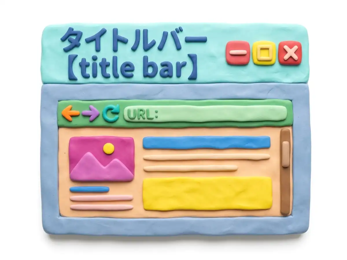 タイトルバーのイメージ画像