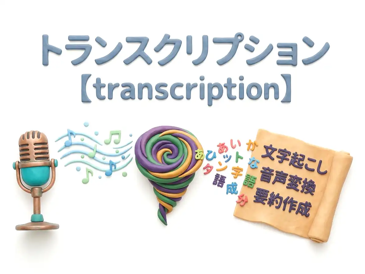トランスクリプションのイメージ画像