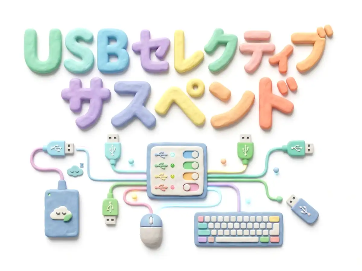 USBセレクティブサスペンドのイメージ画像
