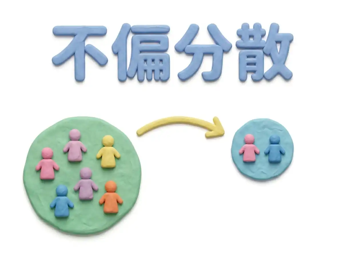 不偏分散のイメージ画像