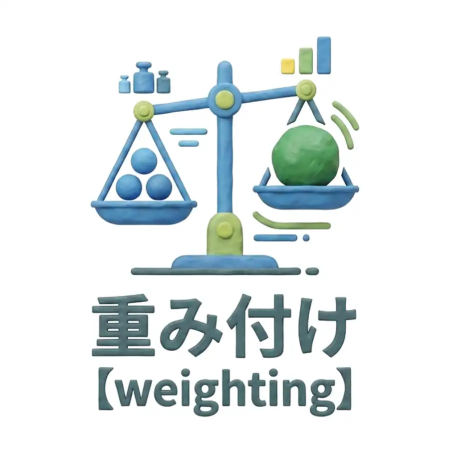重み付けのイメージ画像